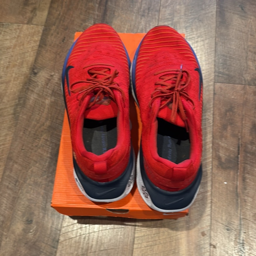 MENS NIKE INFINITY RUN RED SIZE 15W - Picture 2 of 6